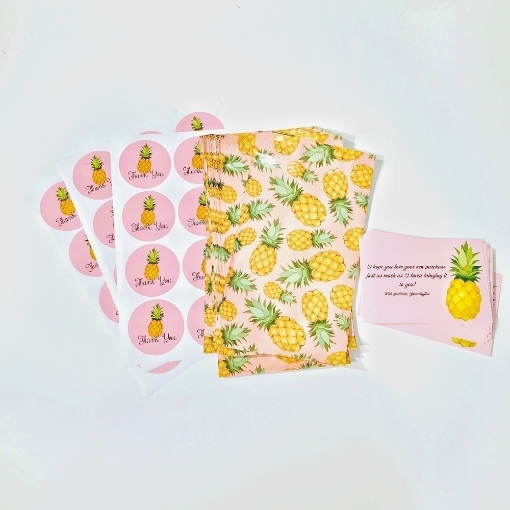 🍍Pineapple Polymailer Bundle▪︎30 pieces